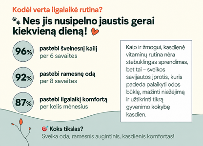 Natūralūs skanėstai imunitetui ir nuo niežėjimo