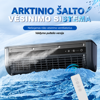 Nešiojamas drėkinantis vėsinimo ventiliatorius