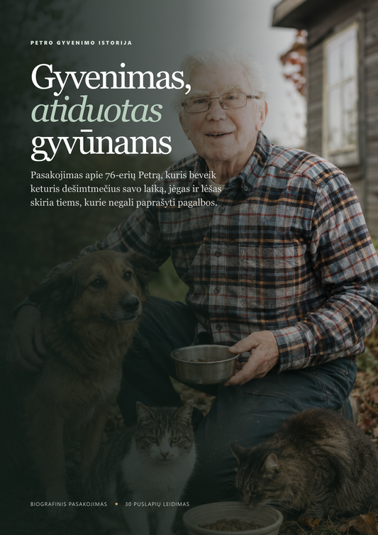 Petro gyvenimo istorija — gyvenimas, atiduotas gyvūnams